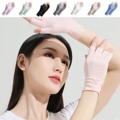 Ausgezeichnete Nagel Lampen Handschuhe Halbfinger Schweißabsorption Anti-UV KTB
