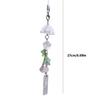 Handmade Resin Jellyfish Beaded Keychain Wind Chime Inspired Phone Strap Lightweight Stylish For Travel Photography