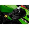 BIKERS Bar Ends for Ninja and Left and Light ZX-25R, Z900RS, Z1000, 250, Z250, Right, Aluminum, Gold, BK-K258-LGD