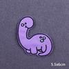 Purple Style Iron On Patch Thermoadhesive Patches For Clothes Anger Baby Girl Embroidery Patch For Hat/T-Shirt Fusible Sewing