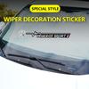 2Pcs Car Emblem Stickers Auto Decors Wiper Decals Accessory For Peugeot 5008 508 408 4008 308 3008 208 2008 Landtrek Rifter