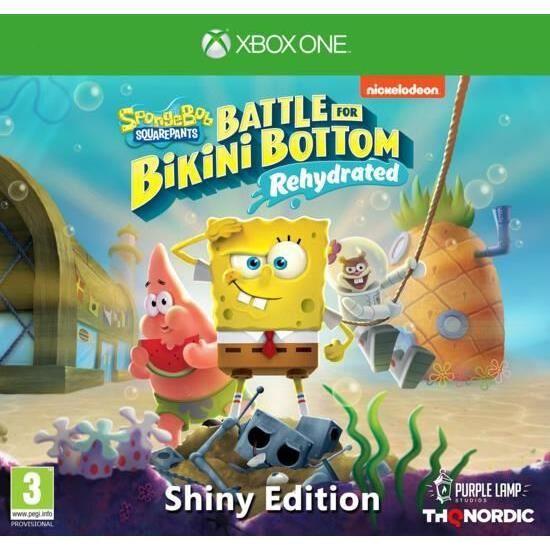 Jeu Vidéo - Bob L'éponge - Battle For Bikini Bottom - Rehydrated - Shiny Edition - Xbox One - 3+