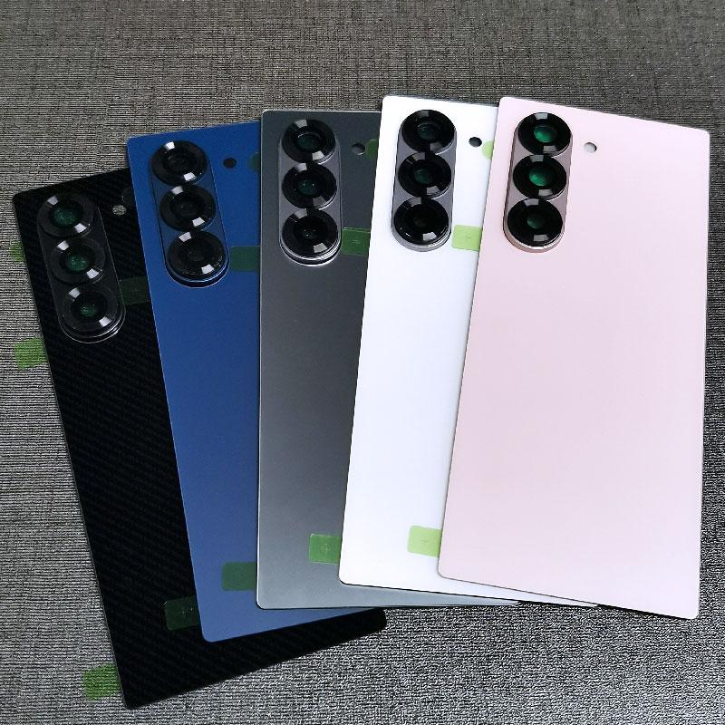 For Samsung Galaxy Z Fold 6 Fold6 5G Back Battery Cover Glass Door Rear Housing Cover Replacement With Camera Lens z fold6 F956B