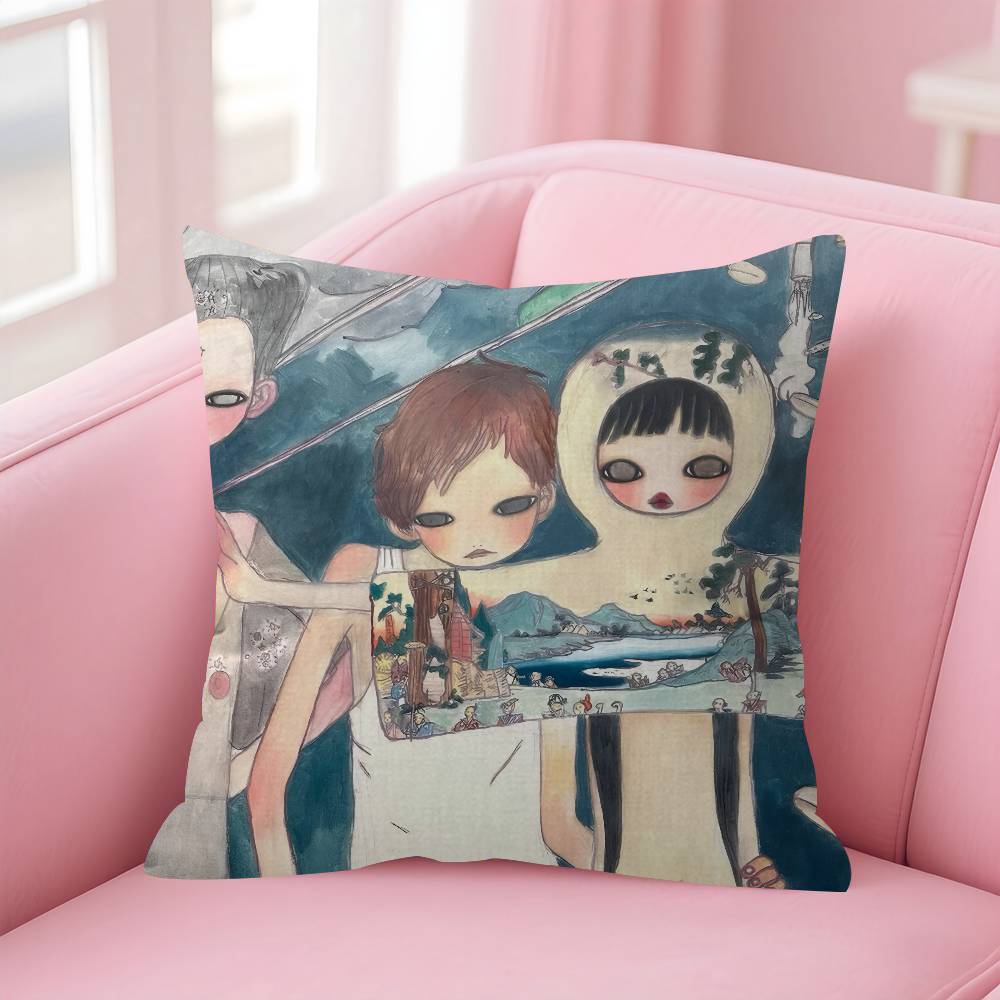 Art Aya Takano Girl Pillow Anime Pillow Sofa Bed Head Pillow Cover Cushion Cover Fashion