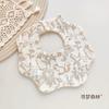 Baby Cotton Gauze Waterproof Bib Soft Breathable Newborn Drool Catcher Gentle On Skin Daily Care Essential For Infants