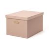 Francfranc [Online Shop Exclusive] Embossed Large Box, Small, Pink, Storage Box, Perfect for New Homes and Moving