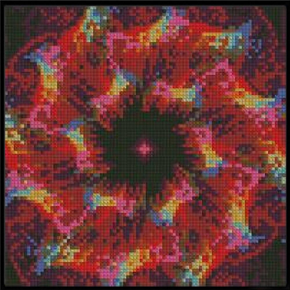Diamond Painting Colorful Mandala Flower DIY 5D Diamond Embroidery Cross Stitch Crystal Mosaic Design Indoor Wall Decoration Pai