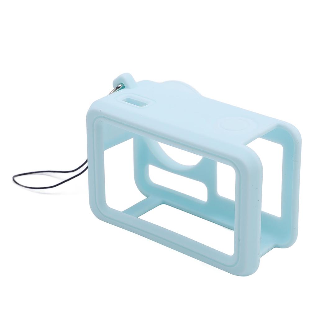 Action Kamera Silikonhülle Hellblau Sturzsicher Kratzfest Silikon Schutzhülle für