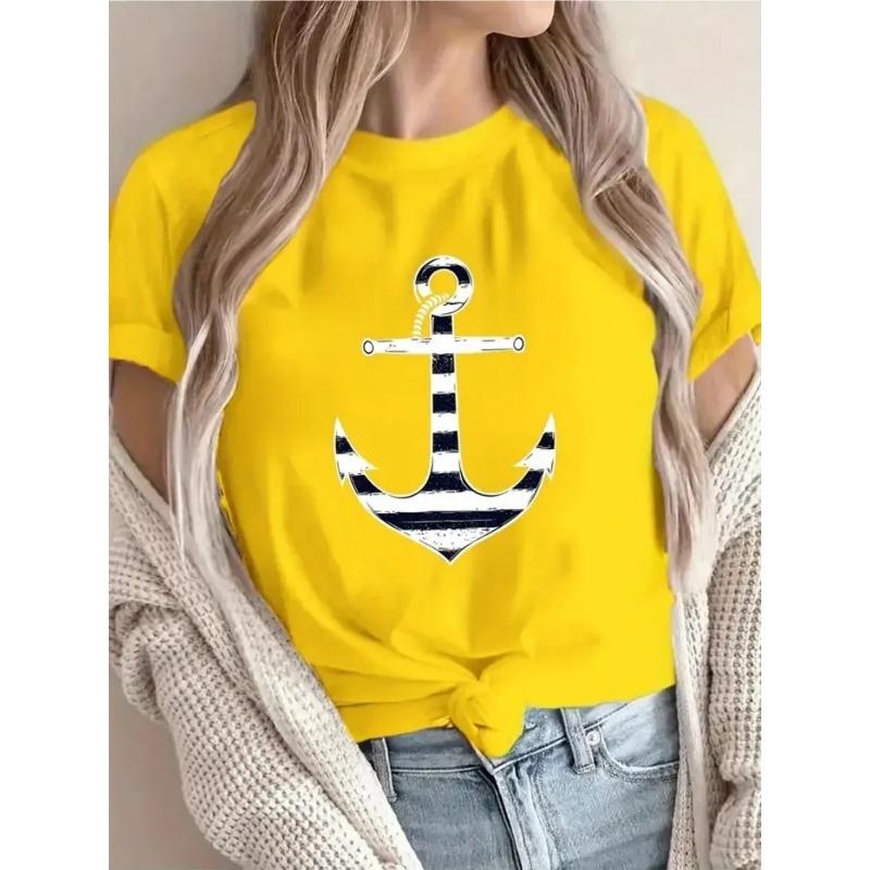 3D Printed Summer Women's T-shirt Breathable Fashion Versatile Casual