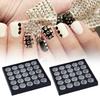 Jewelry Storage Box Visible Aluminum Containers For Rhinestones Studs And Pedicure Supplies Compact Solution