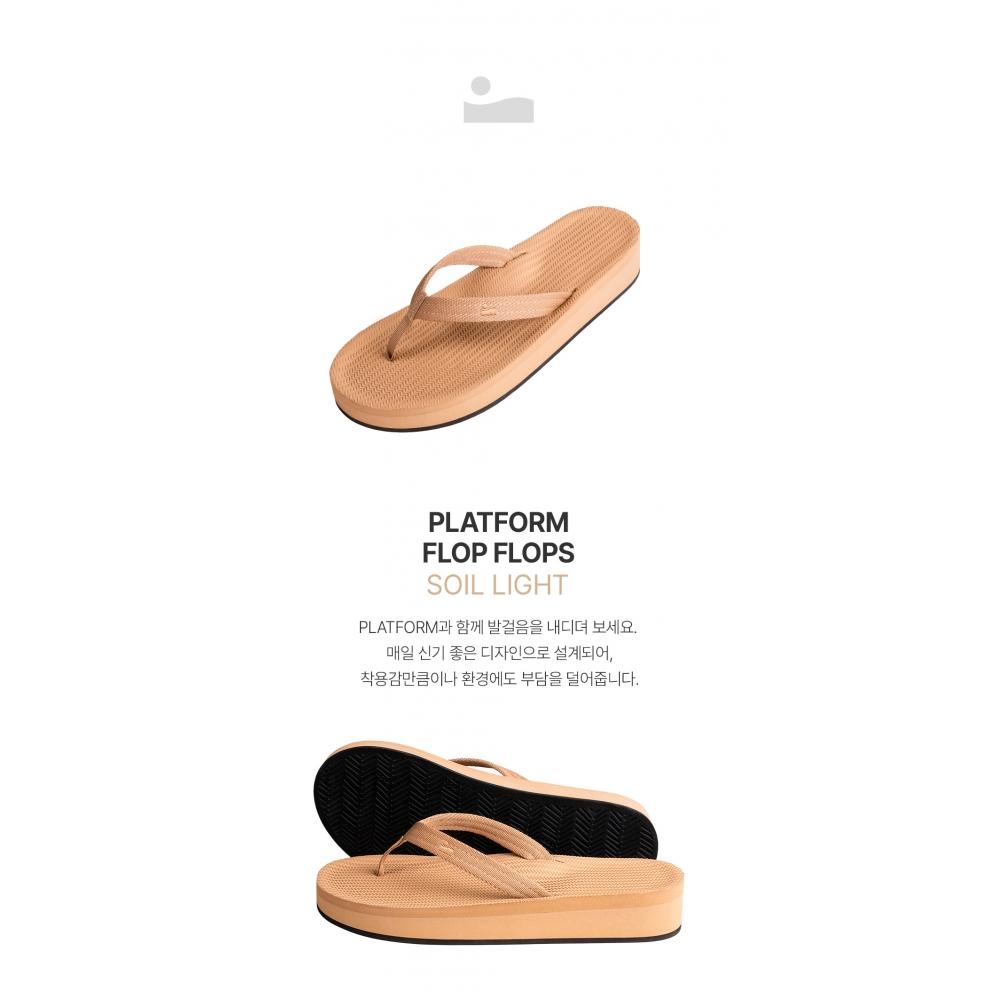 Indosol Official Imported Product   Soil Light Platform Flip Flop