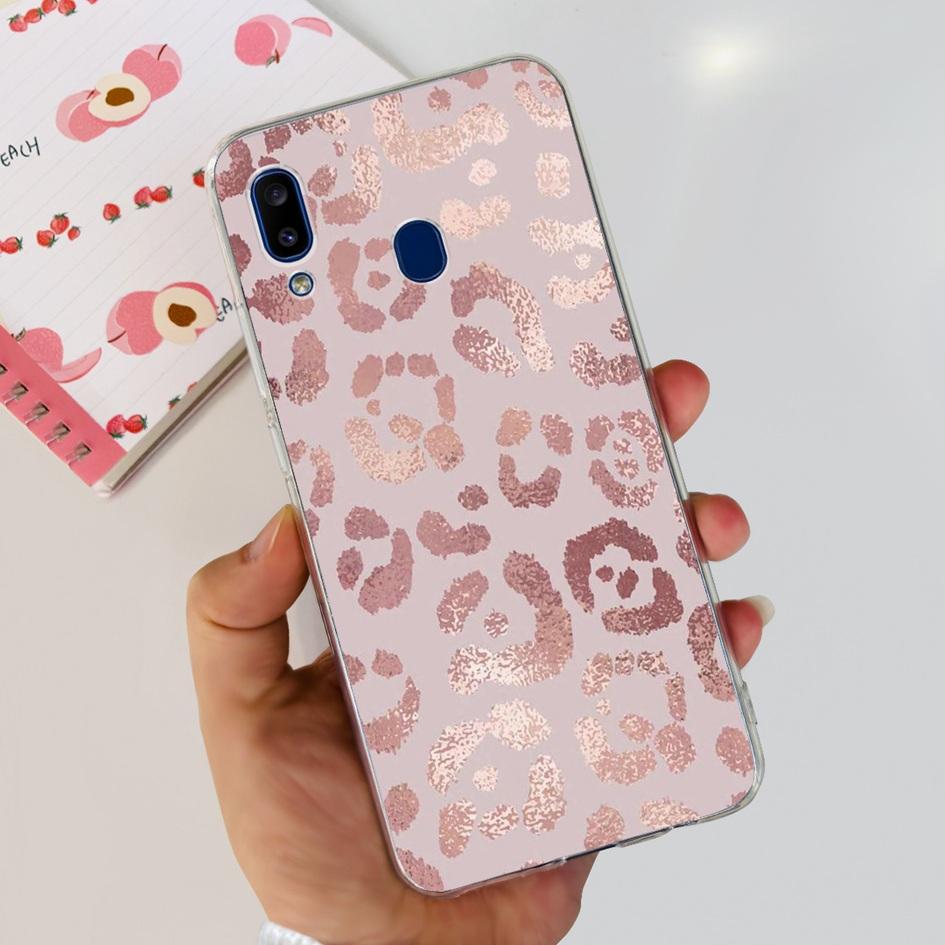 For Samsung Galaxy A20 Case A205 SM-A205F Silicone Cover Cute Astronaut Soft Phone Cases For Samsung A20e A202F A30 A305F Bumper