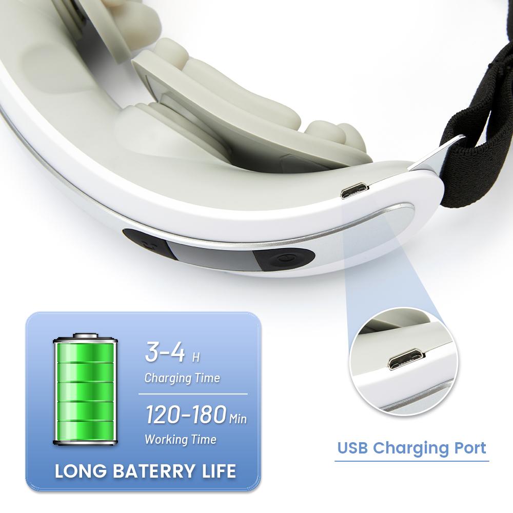 4D Smart Eye Massager Electric Eye Care Instrument Hot Compress To Relax Eye Fatigue