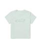 SNOWPEAK APPAREL Aerocool Women'S Crop Lettering Short Sleeve T-Shirt (S26Mwfts25) Mint