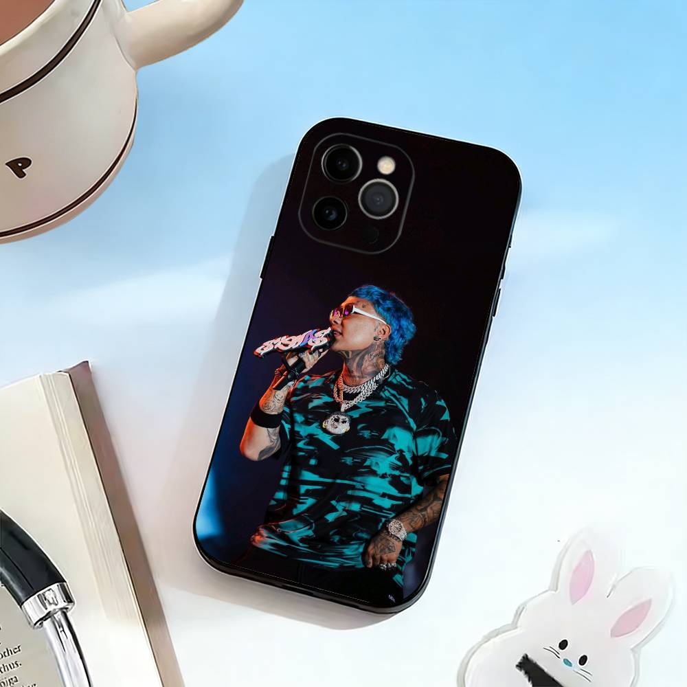 

BC-Rapper Blessd Cantante Phone Case For iPhone 17, 16,15,14,13,12,11 Plus,Pro Max, Others Soft Black Cover iPhone16plus
