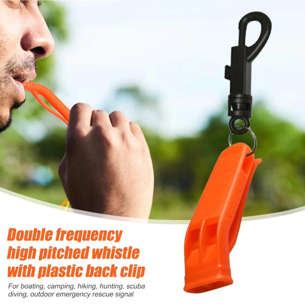 5/1 szt. Plastikowy Gwizdek Głośny Outdoor Kemping Turystyka Survival Ratownictwo Awaryjny Gwizdek Sportowy Podwójna Rurka Dwuzakresowy Gwizdek
