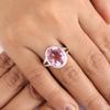 Natural Morganite Gemstone 925 Sterling Silver Pretty Proposal Ring For Valentine's Gift/Special Occasion RR-80-5