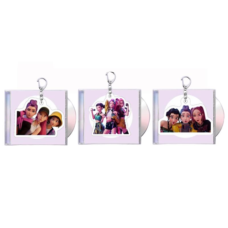 K-Pop Demon Hunters Keyring (Huntr/x, Saja Boys, Derpy) (12 Options)