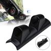 Μαύρο / ανθρακονήματα ABS Car A-Pillar Pod Gauge Holder Universal Fit Most Vehicle - Μόνο για Αριστεροτίμονα αυτοκίνητα