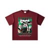 T-shirt Unisex in Cotone Pesante 260 GSM Filato Doppio Titolo 32 100% Cotone Pezzo Unico Stampa V74 Zoro