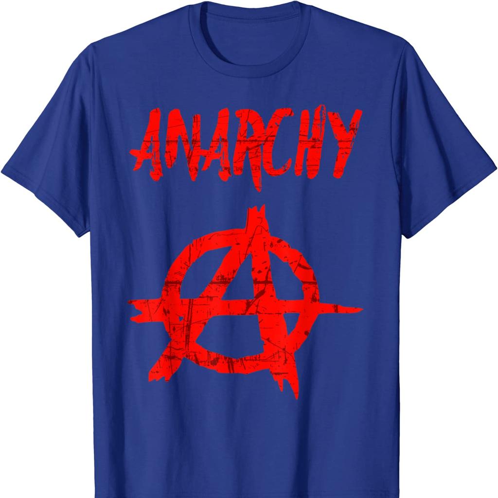 Anarchy Anarchist Symbol T Shirt. New 100% Cotton Short Sleeve O-Neck T-shirt Casual Mens Top
