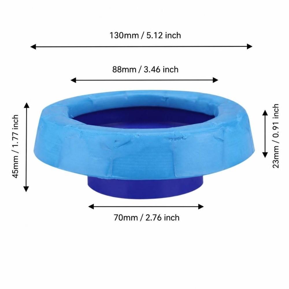 Fit 75-110mm Pipe Toilet Flange Seal ABS Material Toilet Installation Fitting  Bowl Leak Sealing