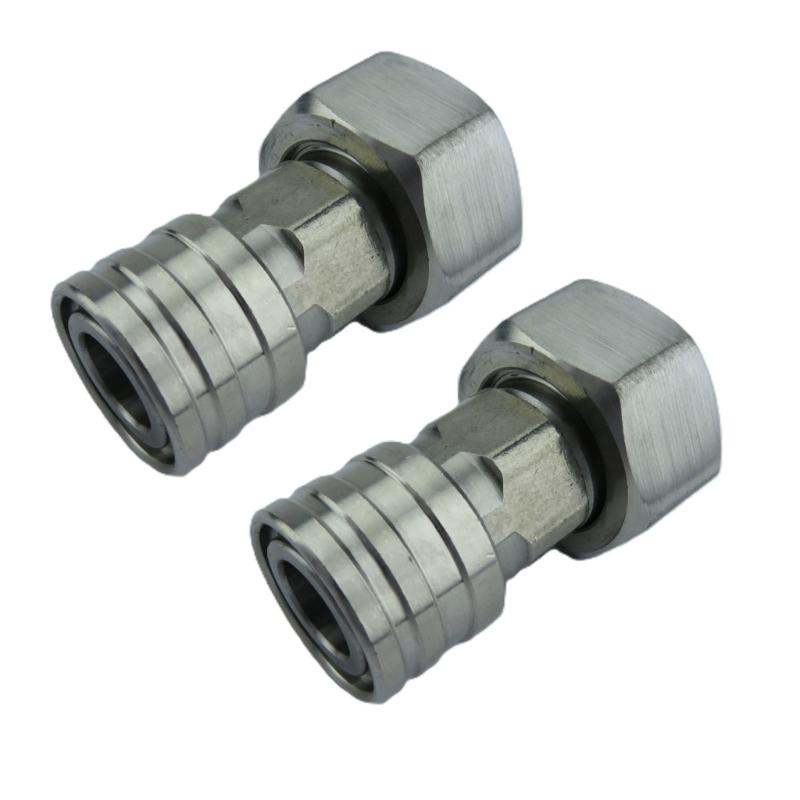 

Quick Connection Garden Hose Adapter Strong Steel Universal Cleaner Hose Connector For Electric Pressure Washers 1