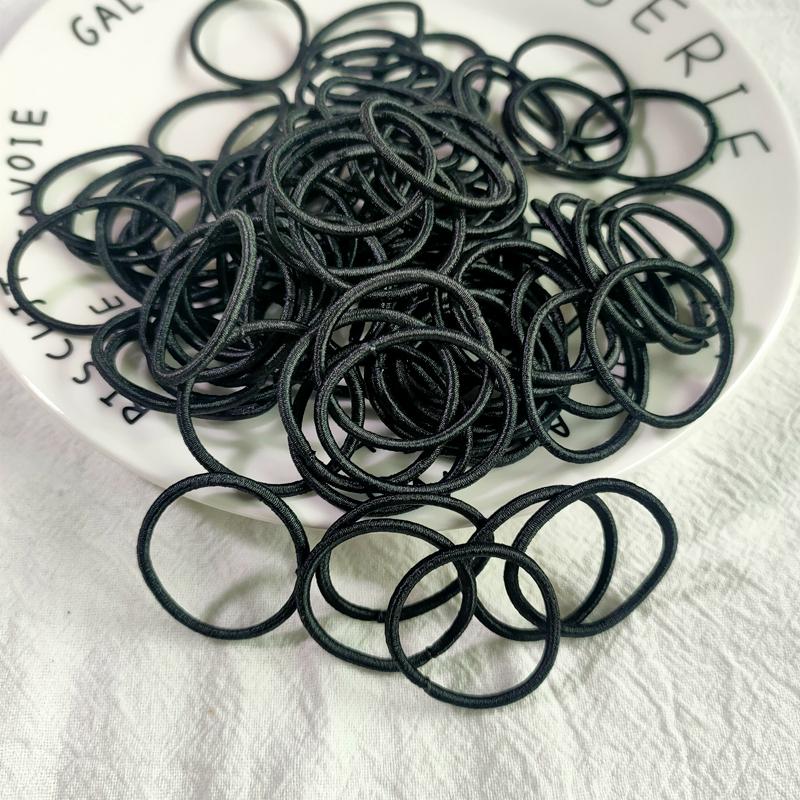 

50/100 шт./Набор Детские Разноцветные Нейлоновые Эластичные Резинки для Волос Держатель для Хвоста Резинки Резинка Резинка Повязка на Голову Аксессуары для Волос для Девочек 100pcs