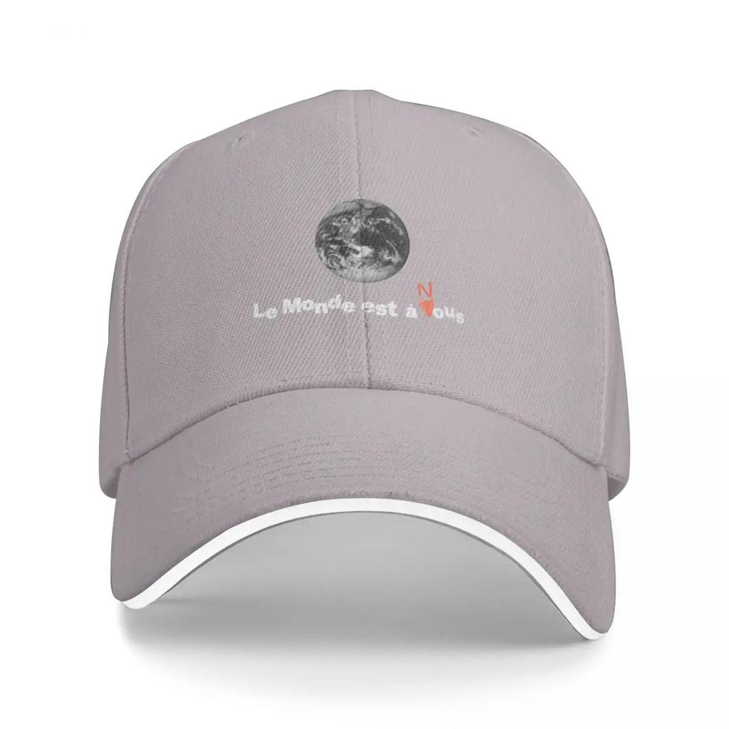 LE MONDE EST À NOUS Baseball Cap Designer Cap Luxury Woman  Womens Hats Mens