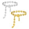 Adjustable Flower Dance Beach Waist Decoration Women's Hollow Flower Chain Belt for Belly Dance and Summer Jewelry