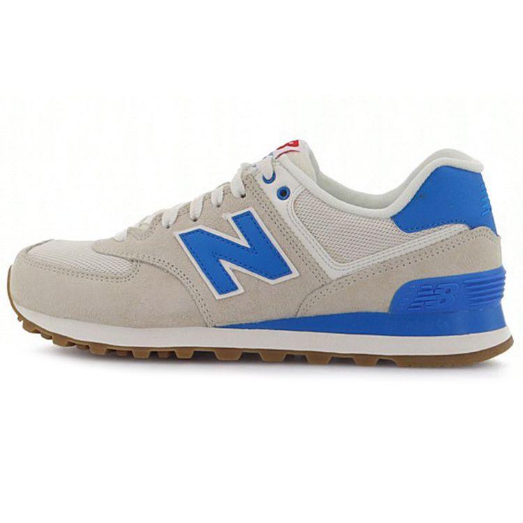 New Balance Nb 574 Classic Retro Mesh Low Top Casual Running Shoes Women sneaker Sea-Salt-White WL574RSB