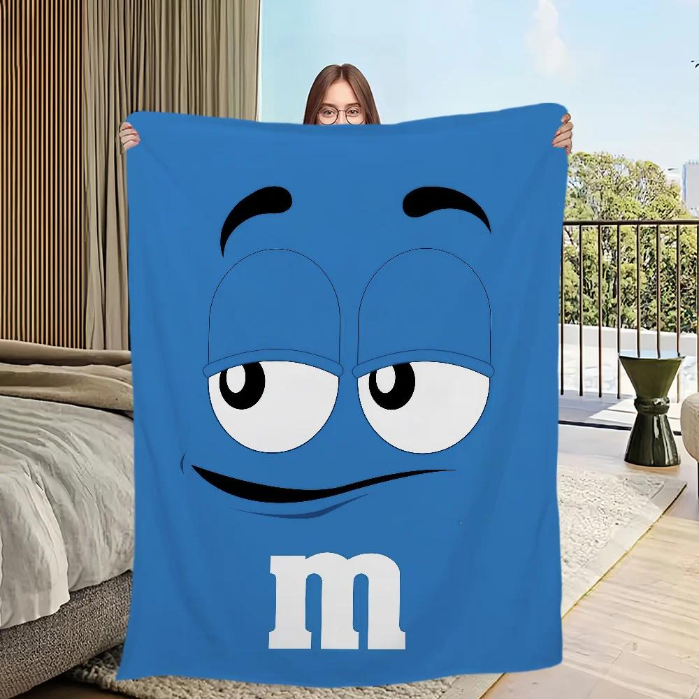 Cozy Cartoon Art Plush Throw Blanket for Sofa Bedroom Travel Soft Flannel Funny Gift for Home Office Fashion