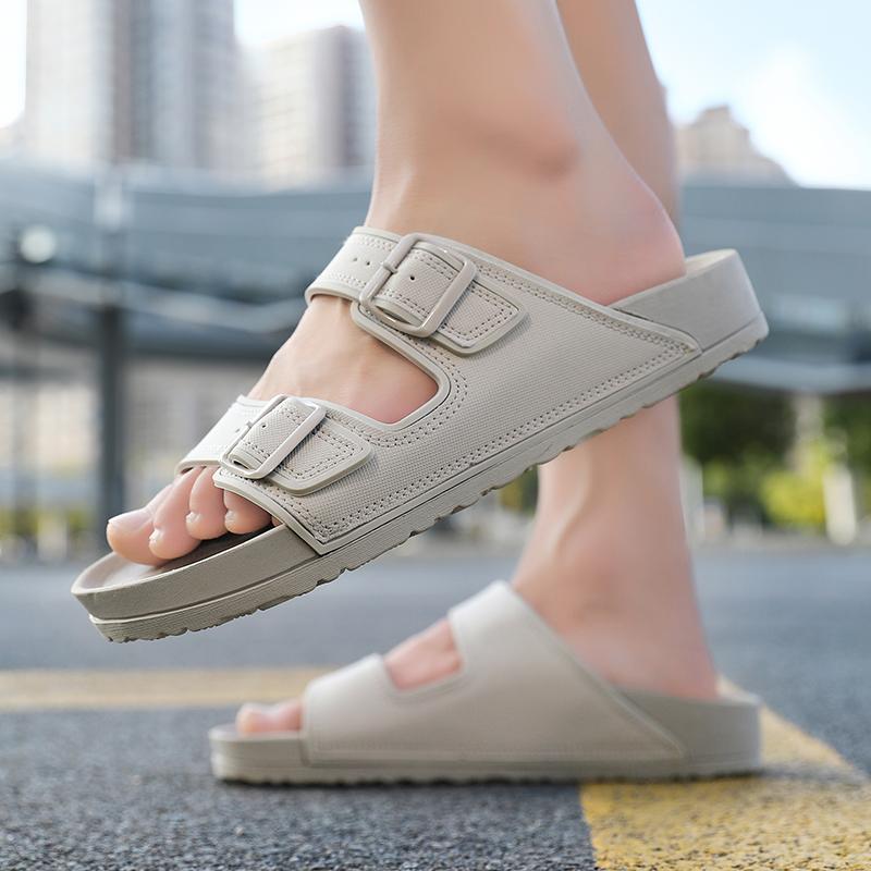 Sommarmode Lätta Utomhustofflor Strandskor Vardagssandaler Hemtofflor och Flipflops