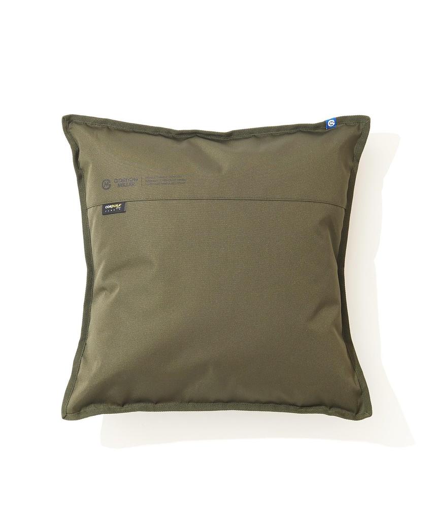 GORDON MILLER Cordura Olive 45cm Wide x 45cm Deep x 12cm 1710510 Cushion, Water-Repellent, Drab, High,