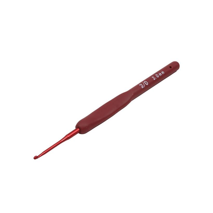 1PC Silicone Ergonomic Crochet Hooks Soft Grip Knitting Needles for Crocheting Sweaters Yarn DIY Craft Projects