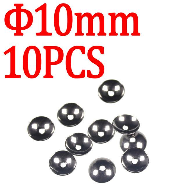 10PCS Tube Fly Tying Cone Disc Head Weighted Brass Tube Plastic Main Tube Salmon Tube Fly Tying Material