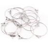 30pcs 20 25 30 35 40 45mm Hoop Earrings Big Circle Ear Wire Hoops Earrings Findings For DIY Jewelry Making Supplies Accessories