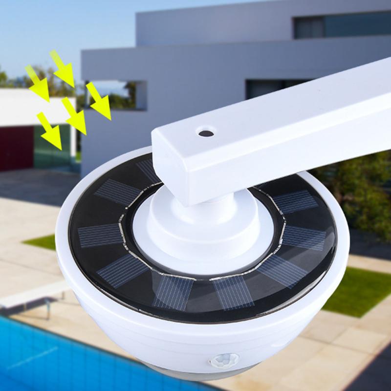 Solarleuchten für den Außenbereich, Anti-Dieb, Ip66, wasserdicht, energiesparend, Dummy-Kamera, Hof, Garten, Bewegungssensor