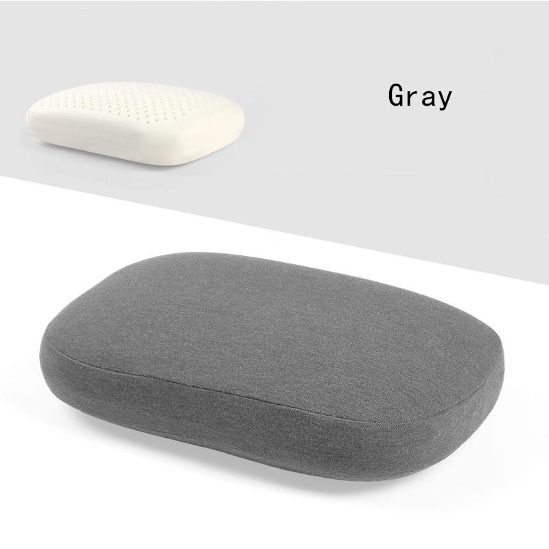 

JFLEGAL латексная подушка из натурального каучука, подушка для шеи без запаха, мягкая высокоэластичная подушка для сна, офисное кресло, подушка для спины автомобиля 36x24x8cm