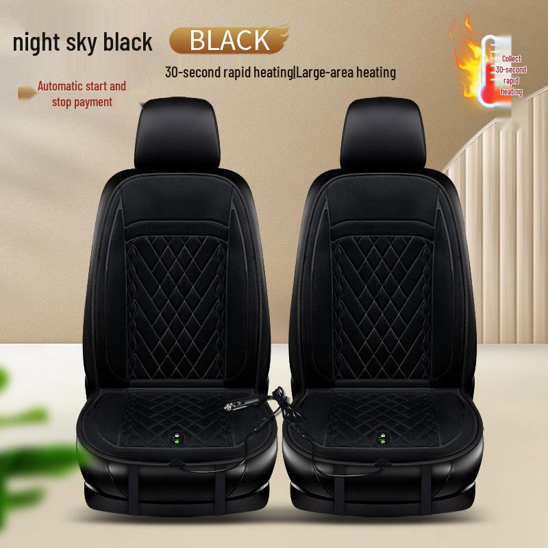 

Подушка на сиденье автомобиля с подогревом и функцией автоматического старт-стоп - Плюшевая, теплая, 12В/24В для зимы