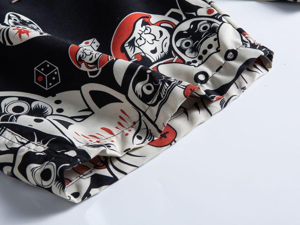 Couple's Beach and Sports Shorts: Men's Loose-Fit Seaside Swim Trunks