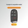Chrysler 300C Genuine Leather Key Case for 2012-2016 Models, Sebring, Grand Voyager