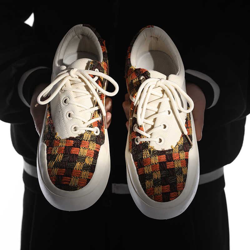 Fashion Height Increasing Perforated Mans Sneakers Wholesale Casual Tecnologia Shoes 52 Sport Lofers Street Basket Special Offers