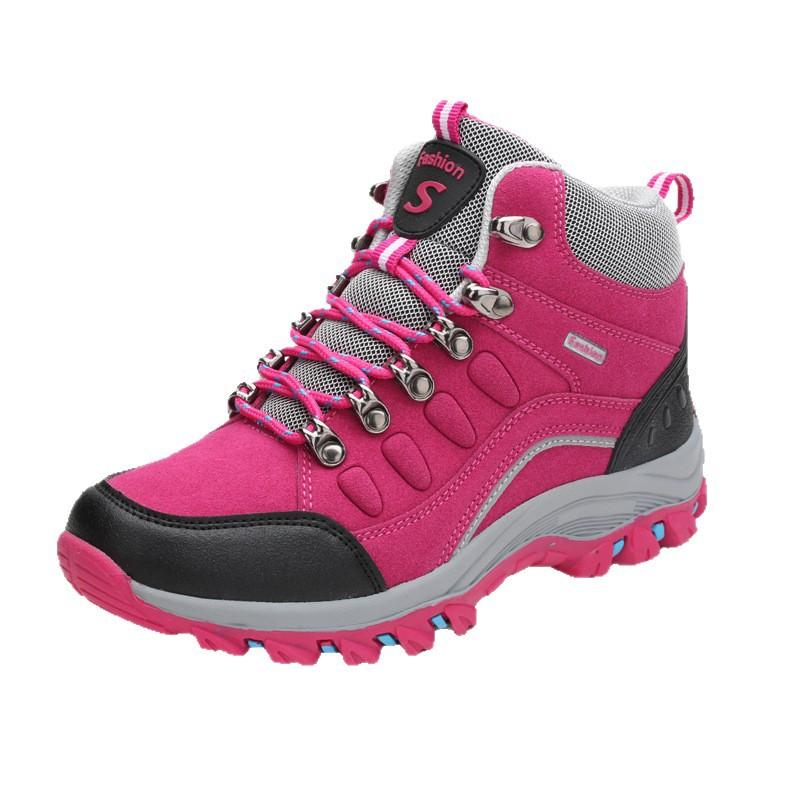 Autumn fashion hiking shoes sports velvet thermal men's shoes travel shoes couple outdoor casual shoes