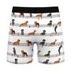 Weihnachts-Digitaldruck, atmungsaktiv, eng anliegend, für Herren, Unterhose, bequeme Boxershorts