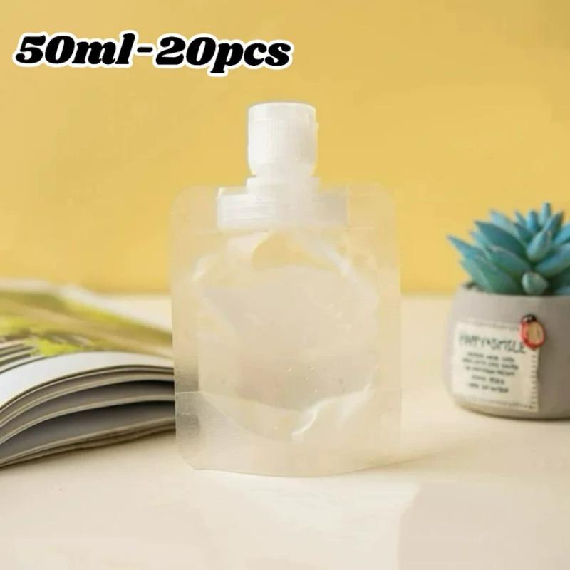 Bolsas Vazias de Apertar para Viagem, Bolsa Dispensadora de Loção, Recarregável para Shampoo, Artigos de Higiene Pessoal, Condicionador, Bolsa de Armazenamento de Líquido Cosmético