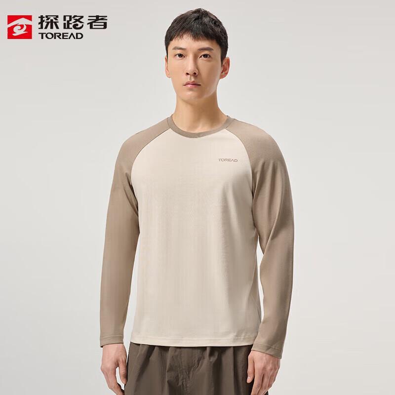 TOREAD Men s Long Sleeve Cotton Blend Casual T-Shirt L