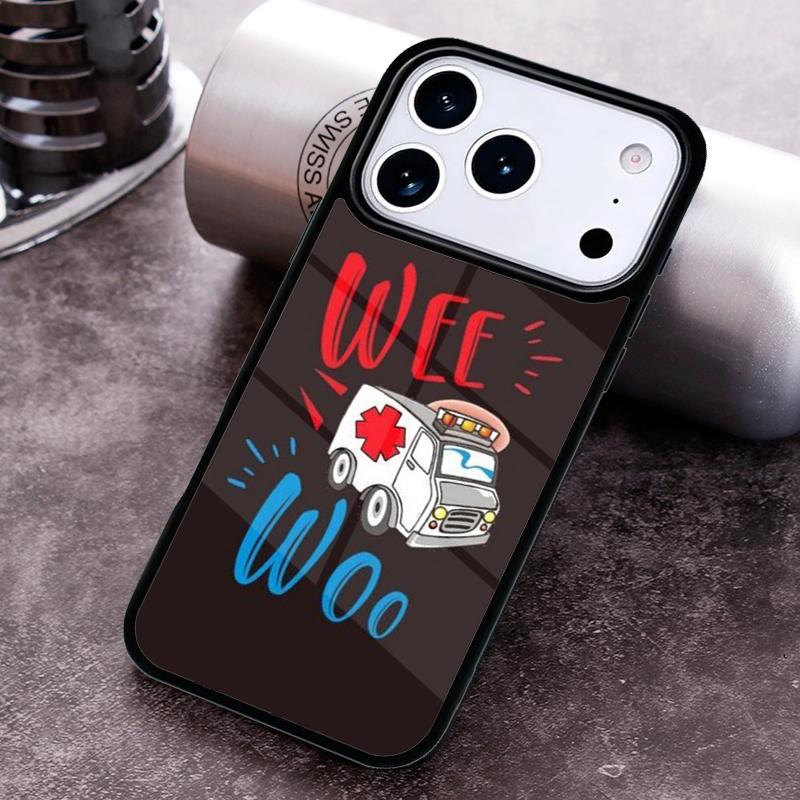 EMT EMS Ambulance Phone Case For iPhone 17 16 15 14 13 12 11 Pro Max Plus 17Air Soft Silicone Cover