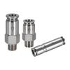 6 8 10 12 m Push in Connect 1/8“ 1/4" 3/8" 1/2" BSPT Male 304 Stainless Steel Pneumatic Air Non-return Check One Way Valve
