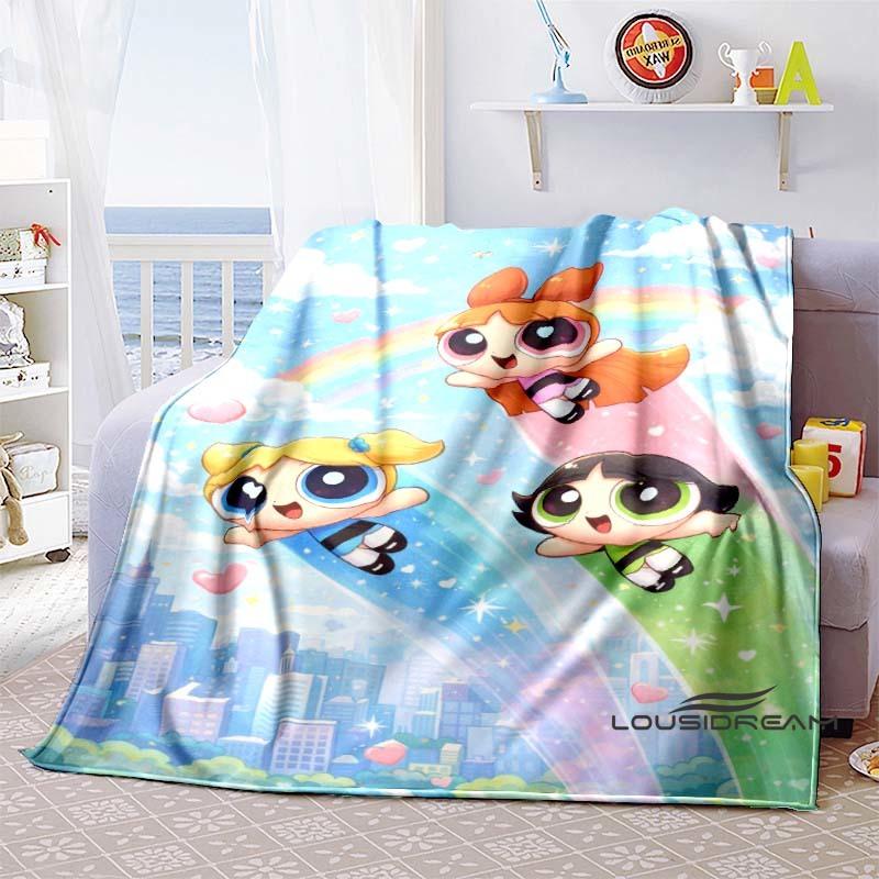 

The Pink Series Powerpuff Girls cartoon blanket offers warmth and comfort, making it suitable for adults and an ideal choice 75x90cm